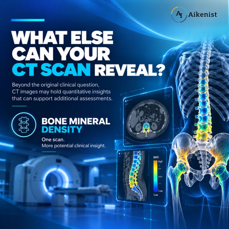 What else can your CT scan reveal? Bone mineral density: one scan, more potential clinical insight
