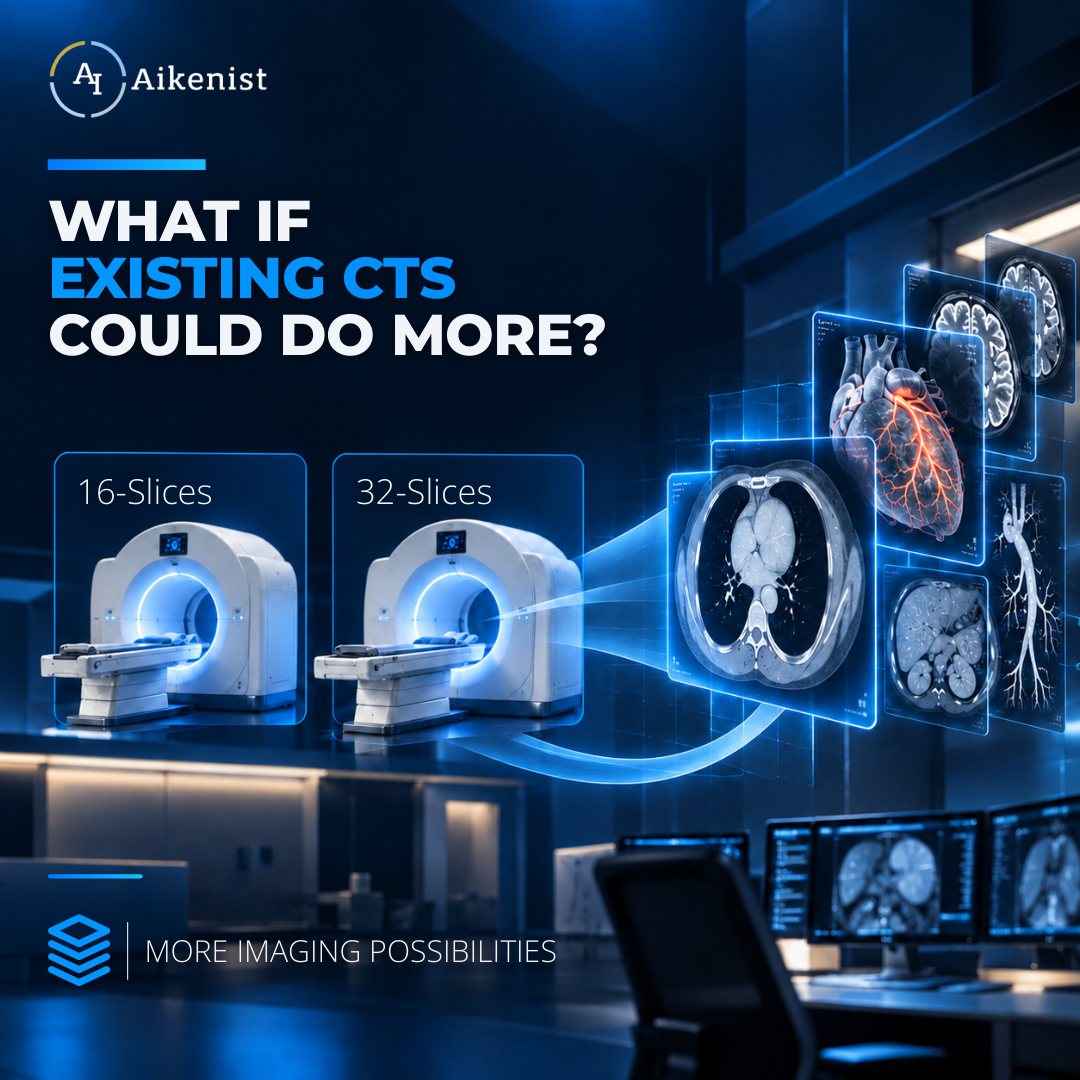 What if existing CT scanners, such as 16-slice and 32-slice systems, could do more?